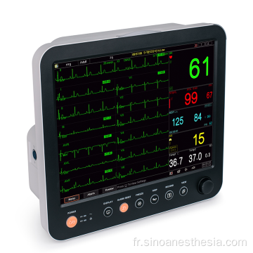 Moniteur patient Moniteur multi-paramètres de 12 pouces pour hôpital